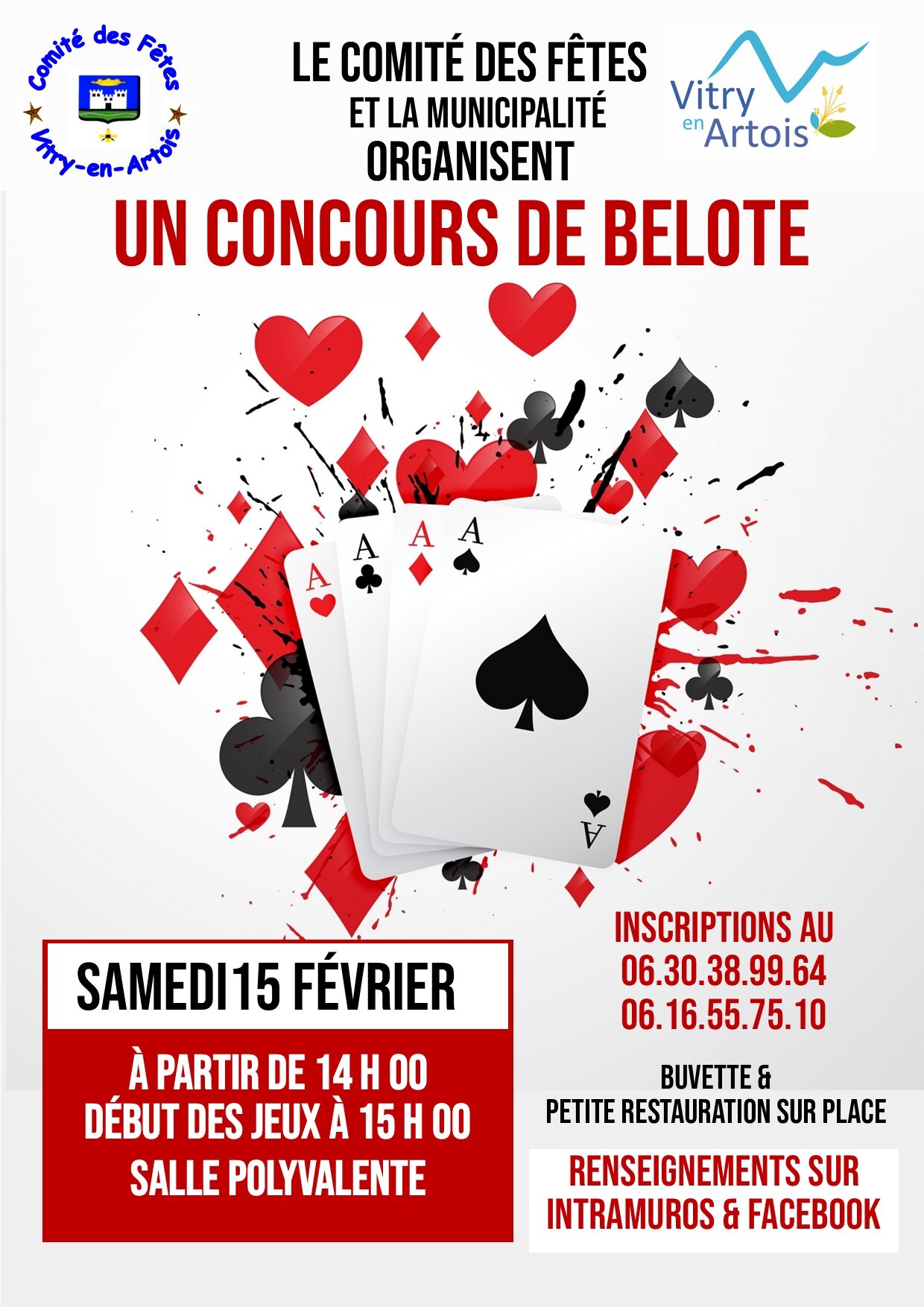 Affiche Belote 2025 A4